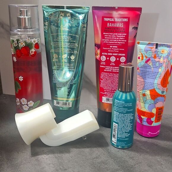 Bath & Body Works Body Cream Room Spray Wallflower Mist AMIKA HAIR Bundle Used - Picture 2 of 2